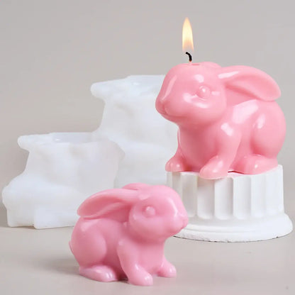 3D Osterhase Silikonform für Backformen