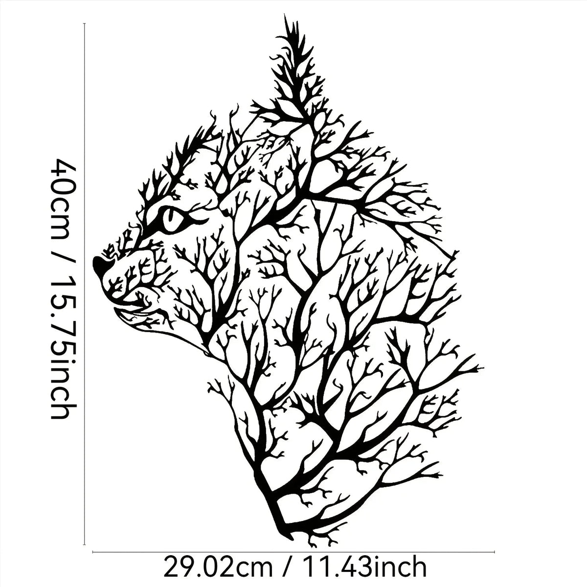 Charming Cat and Tree Metal Wall Art - Minimalist Decor for Bedroom, Living Room, Office - Perfect Housewarming Gift Petoria Store