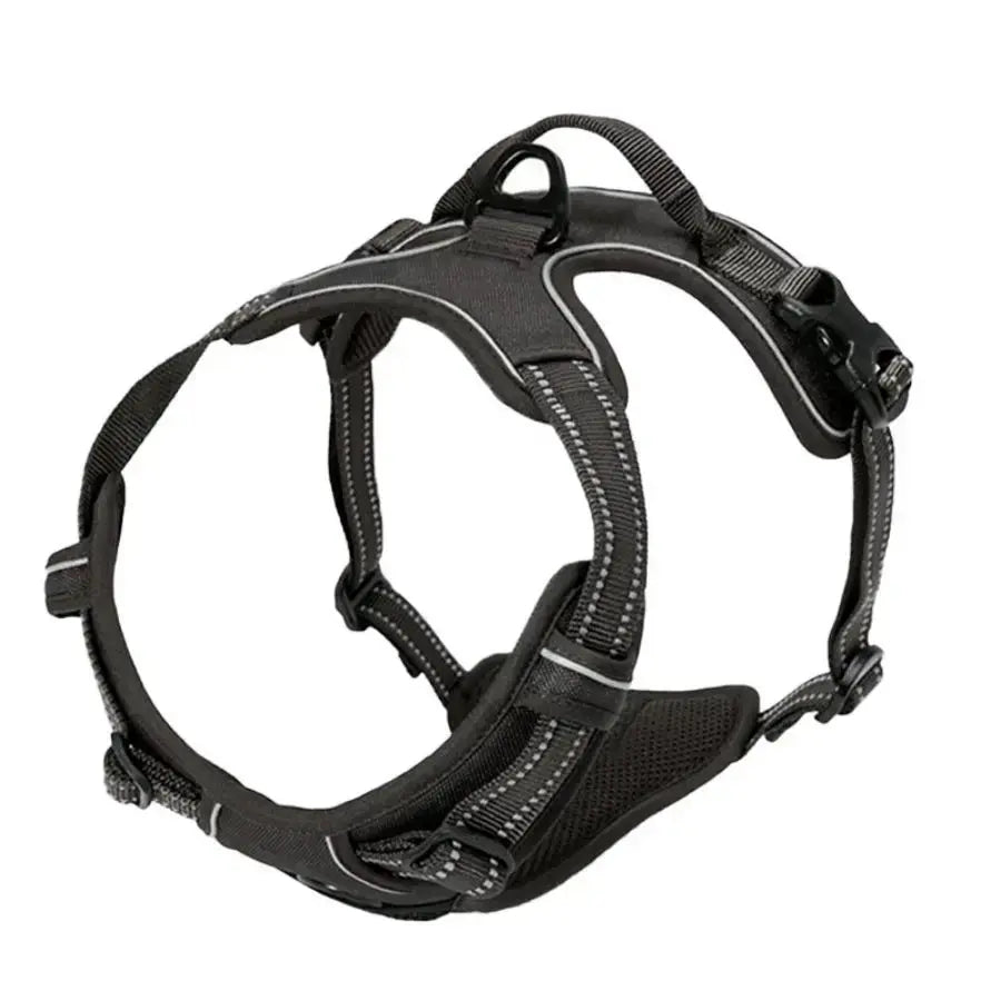 Reflektierendes Anti-Zug-Hundegeschirr mit Frontclip Petoria