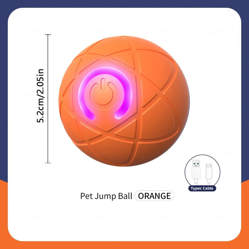 Intelligentes Hundespielzeug, Ball, elektronisch, interaktiv, Haustierspielzeug, beweglicher Ball, USB, automatisch bewegend, hüpfend, für Welpen, Geburtstagsgeschenk, Katzenprodukt
