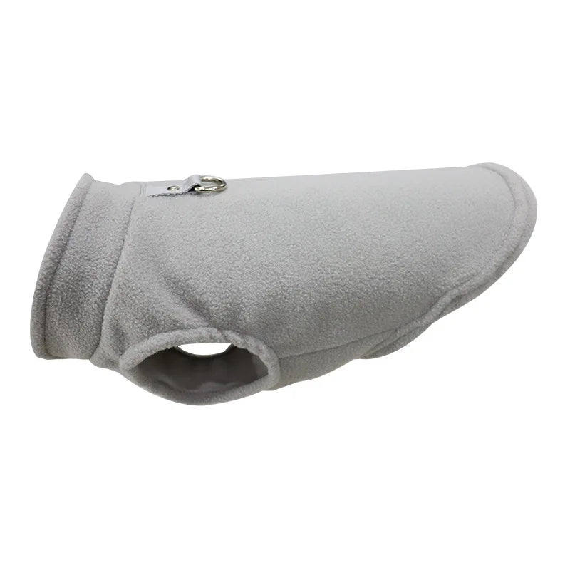 Warme Fleece-Hundekleidung, Hundejacke, Weste mit D-Ring für kleine Hunde, Katzen, Kleidung, französische Bulldoggen-Kostüme, Chihuahua-Mantel