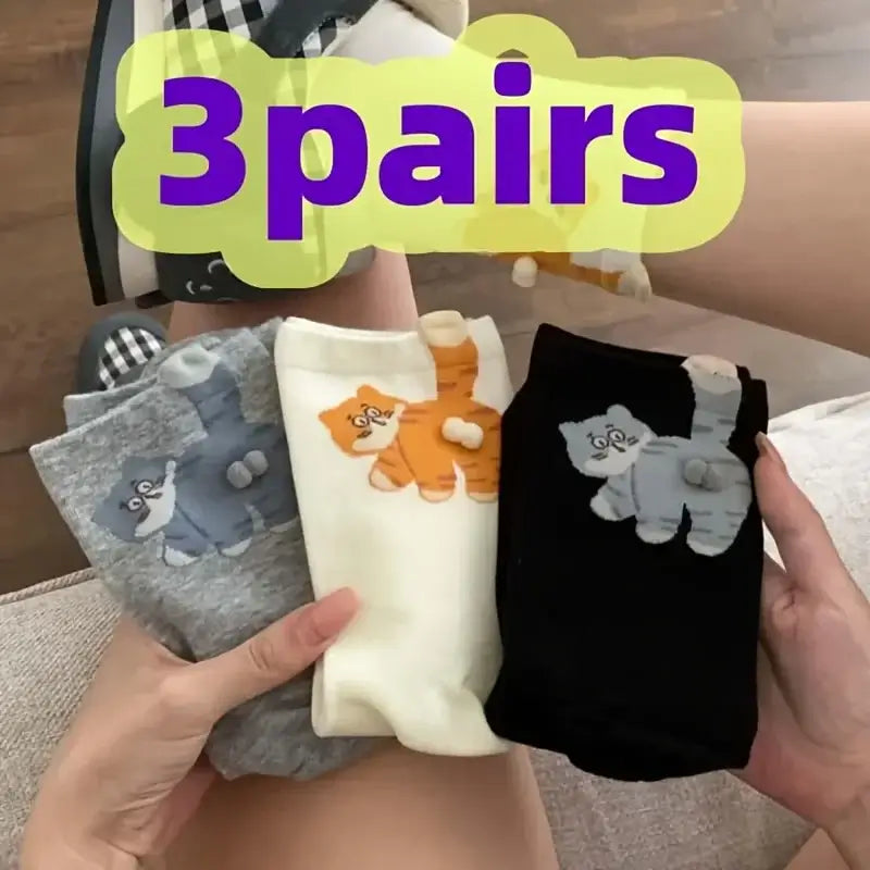 Katzen Socken Set