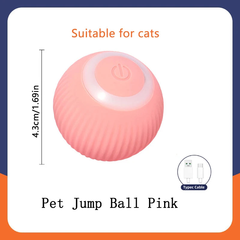 Intelligentes Hundespielzeug, Ball, elektronisch, interaktiv, Haustierspielzeug, beweglicher Ball, USB, automatisch bewegend, hüpfend, für Welpen, Geburtstagsgeschenk, Katzenprodukt