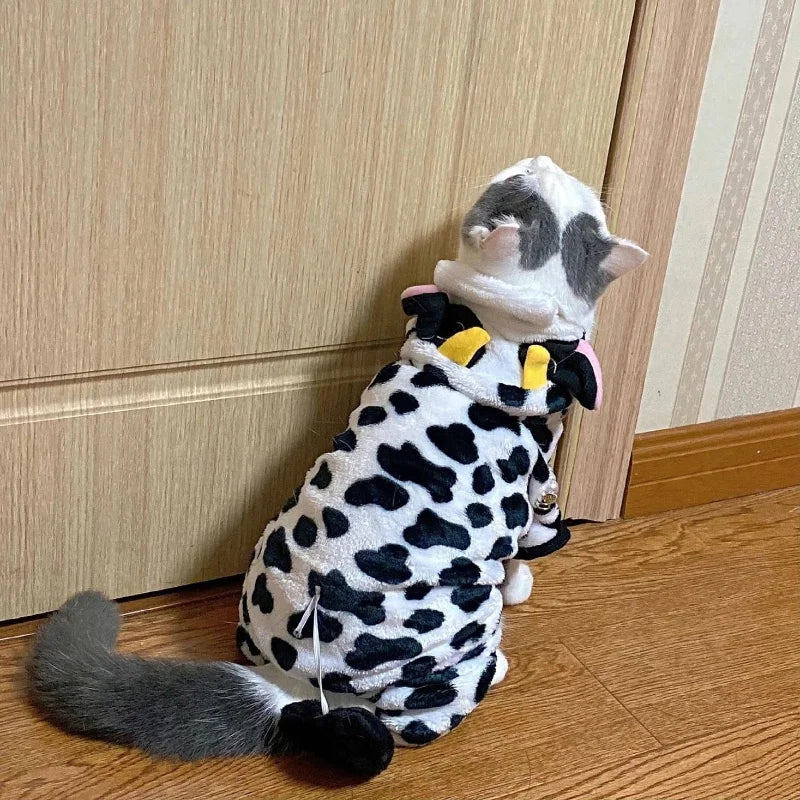 Hundekleidung Weiche Warme Fleece-Hundeoveralls Haustierbekleidung für Kleine Hunde Welpen Katzen Kapuzenpullover Chihuahua Yorkshire Kostüm Mäntel