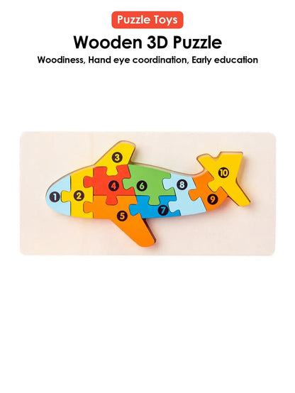 🧩 Petoria™ 3D Holz Tier Puzzle