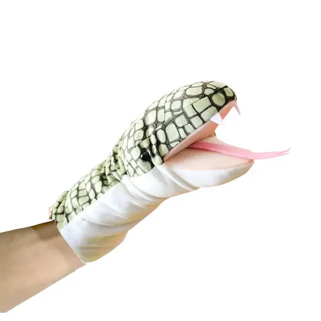 🦖 Petoria™ Tier Handpuppe Deluxe Snake Handpuppen für kreative Rollenspiele und Fantasievolles Spielen.