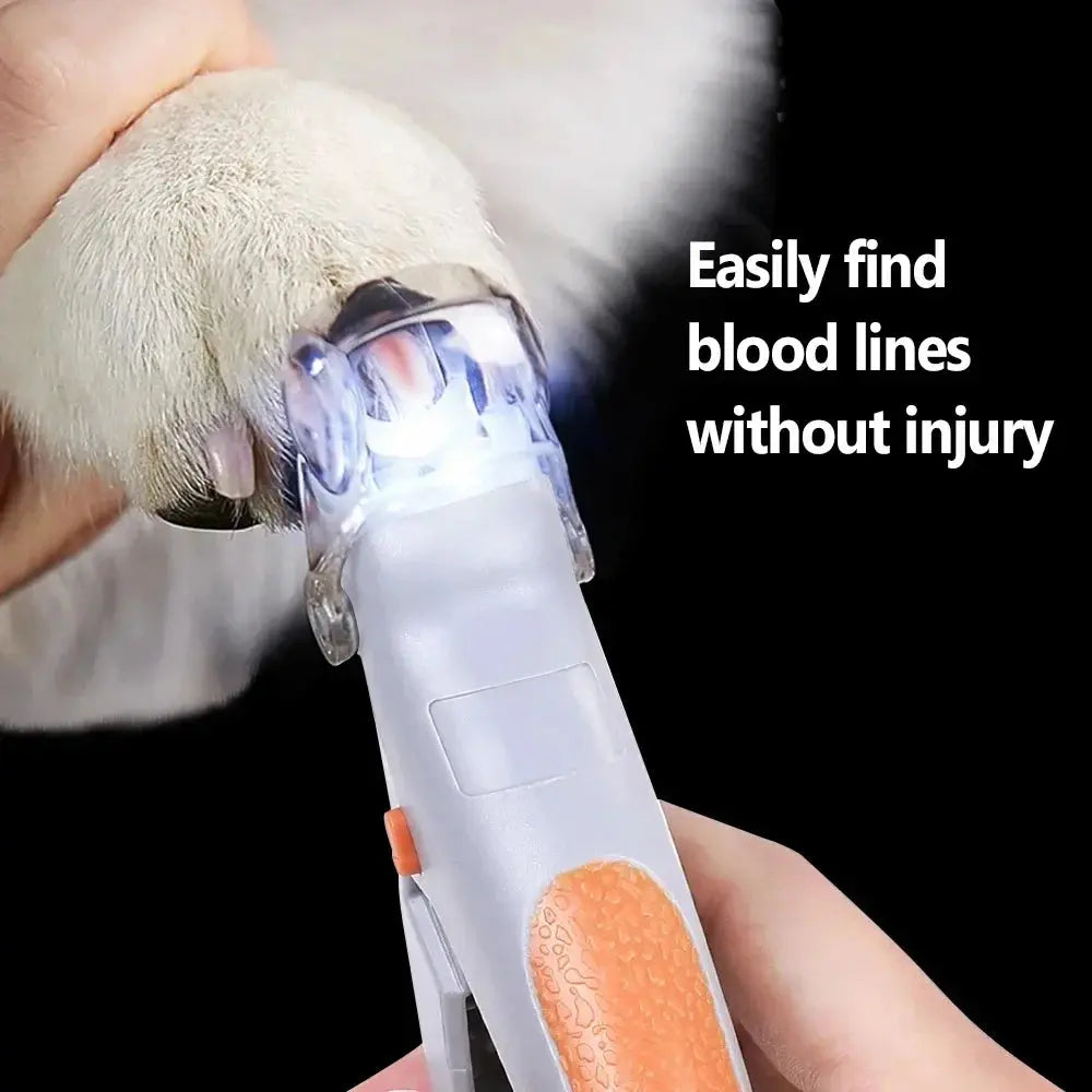 Krallenschere für Hunde und Katzen mit LED-Licht Petoria