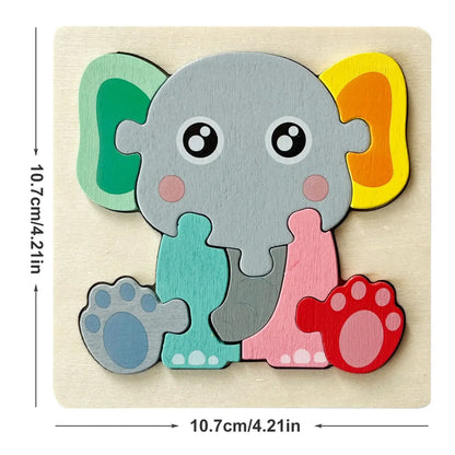 🧩 Petoria™ 3D Holz Tier Puzzle