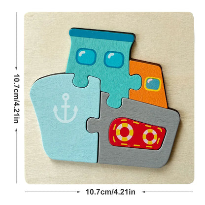 🧩 Petoria™ 3D Holz Tier Puzzle