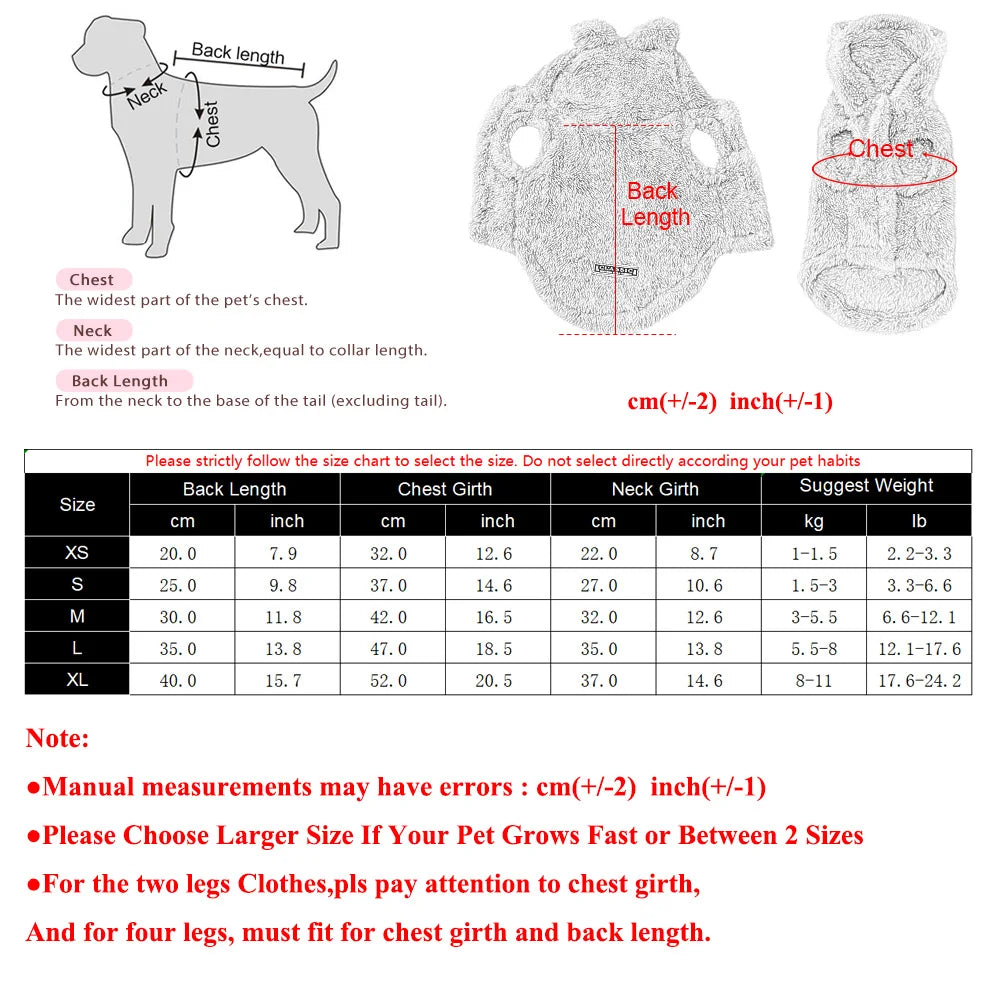 Weiche Fleece-Haustier-Hundekleidung, süßer Kapuzenmantel für kleine und mittelgroße Hunde, Katzen, Herbst-Winter-Welpen-Kapuzenjacke, Pullover, Mops-Bekleidung