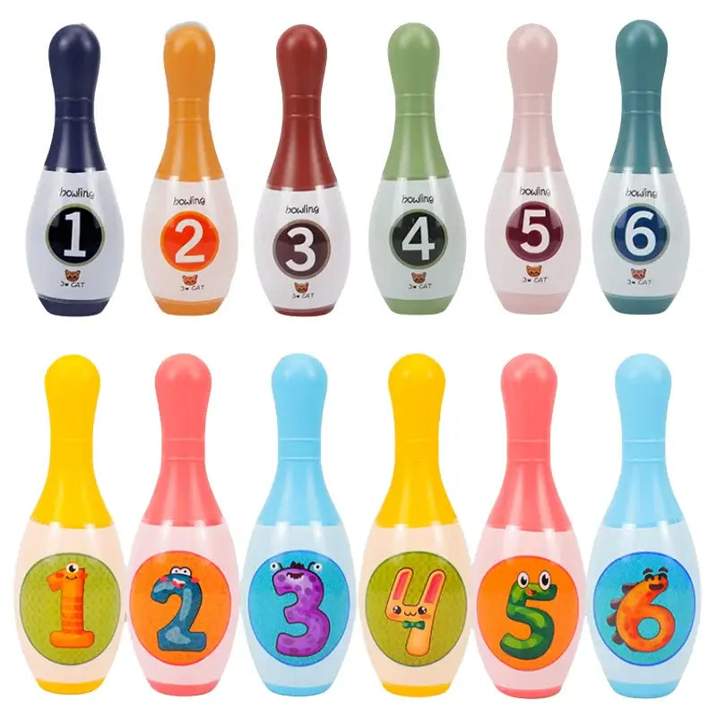 Tier Bowling Lernspiel für Kinder
