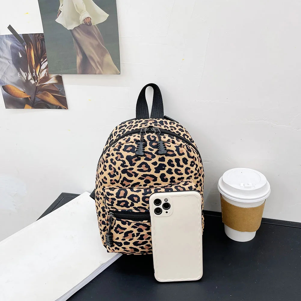 Fashion Women Rucksack Mini Backpack Animal Pattern Printing Handbags High Capacity Travel Bags Casual Bag Cosmetic Bag Rucksack Petoria Store