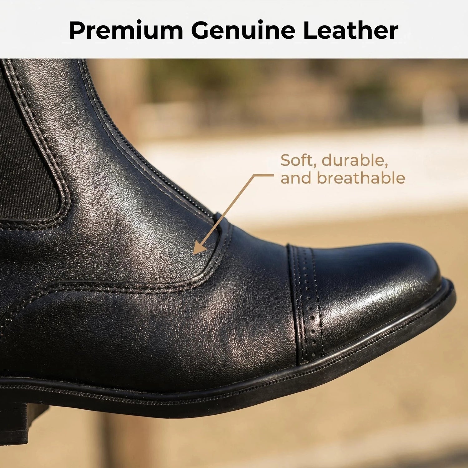 Reitstiefel aus Leder für Damen und Herren