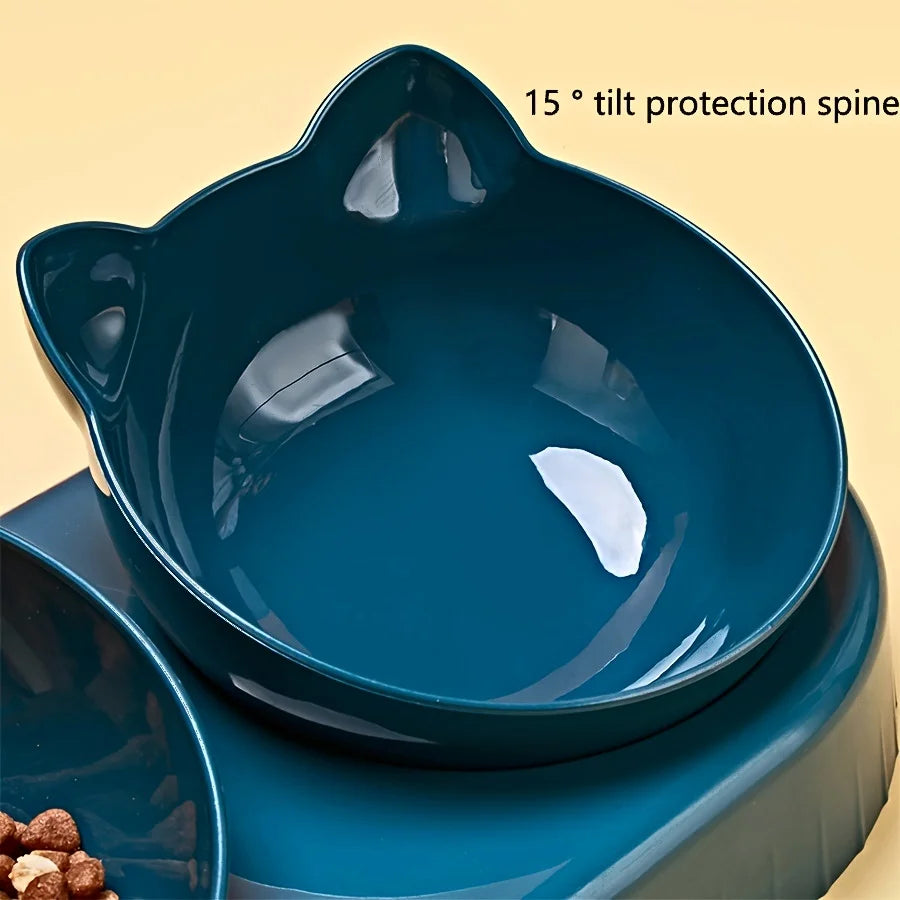 3-in-1 Futter- und Wassernapf mit Nackenschutz
