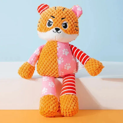 Haustier Plüsch Spielzeug Katze Hund Puzzle Spielzeug Nette Tiere Biss Beständig Interaktive Quietschende Haustier Hund Zähne Reinigung Kauen Spielzeug Heimtierbedarf Petoria
