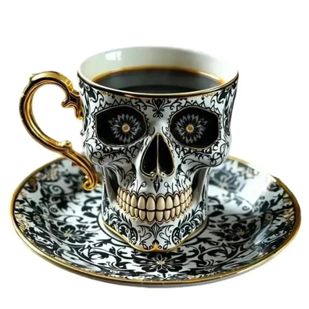 Totenkopf Kaffeetasse Petoria