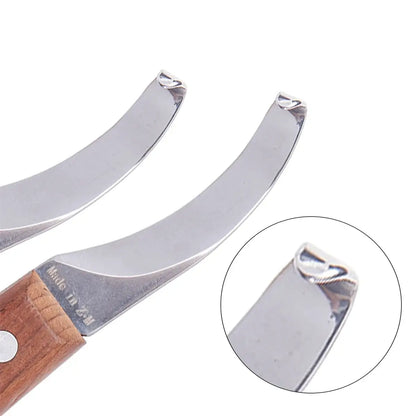 🛠️ Petoria™ Edelstahl Hufmesser