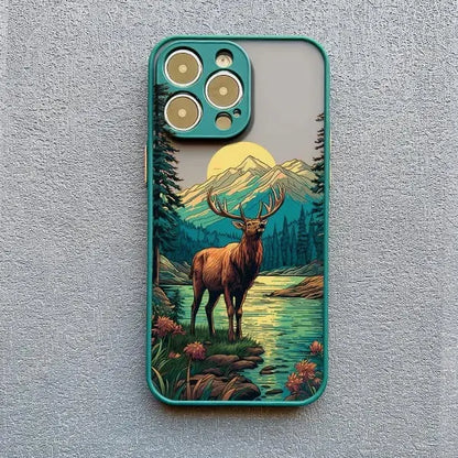 Matte Tier Handyhülle für iPhone Petoria