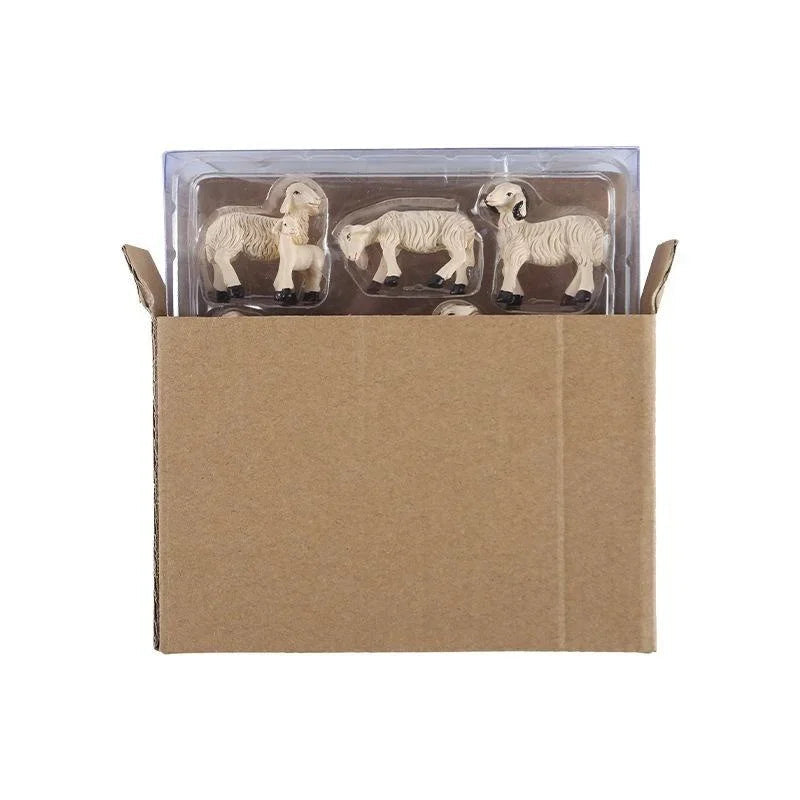 Miniature Garden Figurines Garden Sheep Statues Outdoor Decor Art Outdoor for Fall Winter Garden Decor Petoria Store
