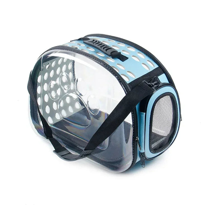 🐾 Petoria® Premium Transparente Haustier-Tragetasche für Hunde &amp; Katzen – Faltbar, Atmungsaktiv &amp; Reisefreundlich