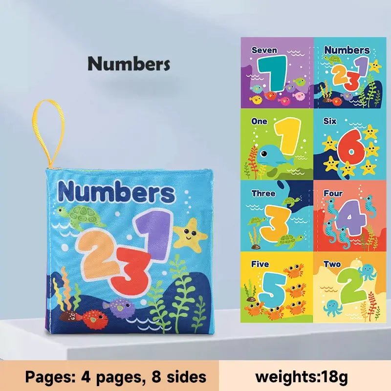 Sensorisches Stoffbuch für Babys Montessori