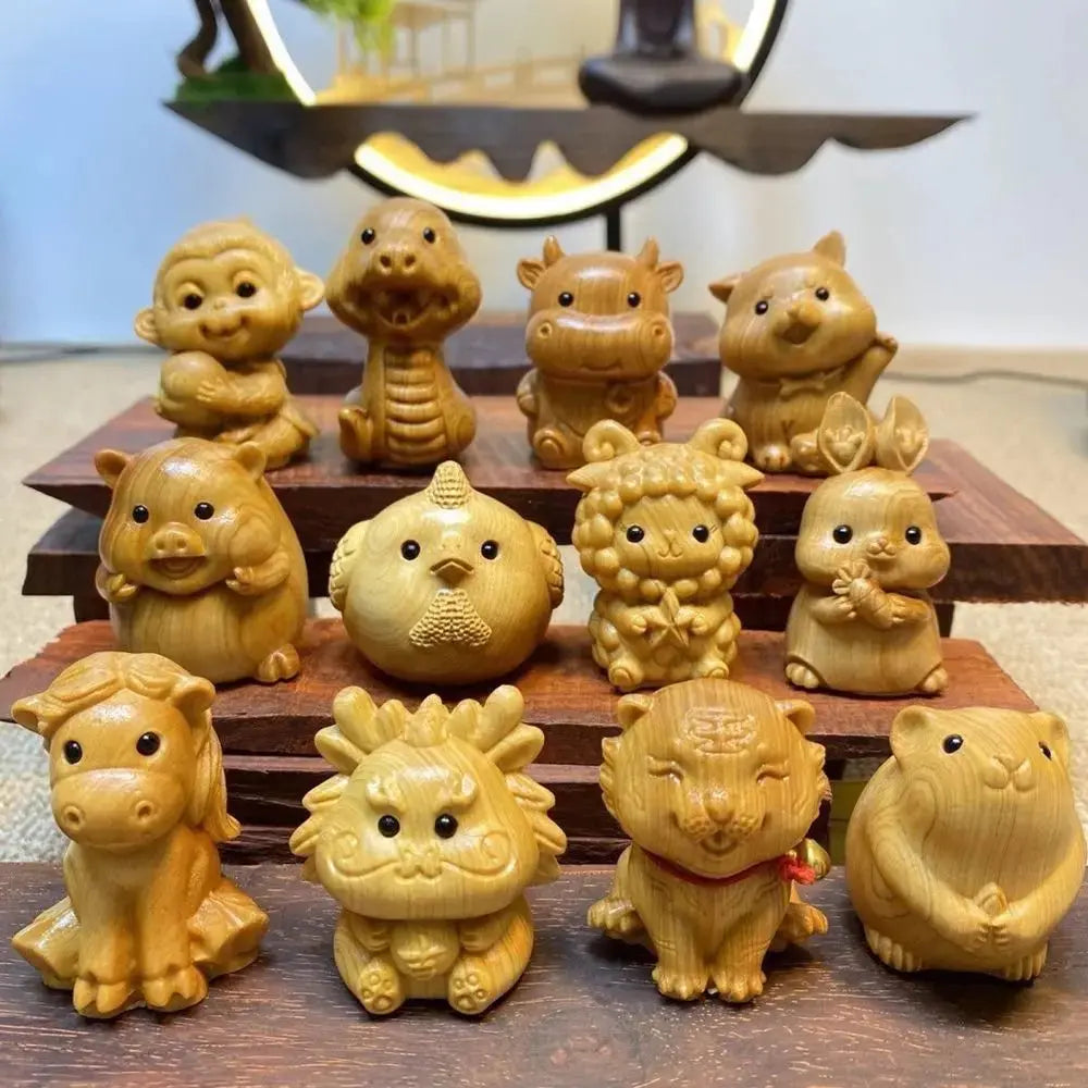 Zwölf Sternzeichen Holz Ornament Petoria