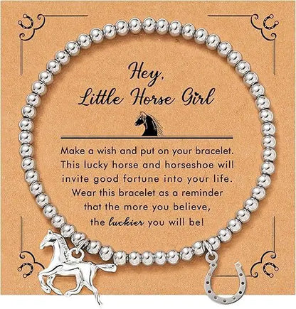 Pferde-Charm-Armband für Mädchen – Liebevolles Geschenk