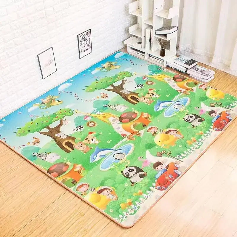 Doppelseitige Tier-Spielmatte für Babys
