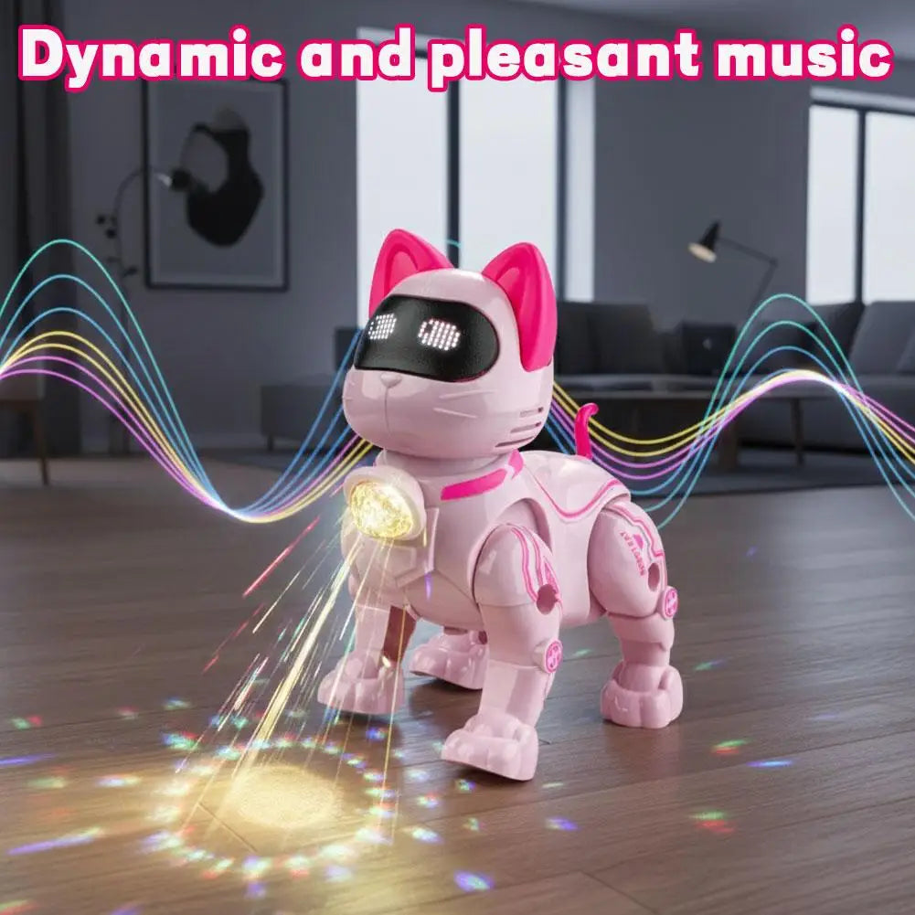 Elektrisches Roboter-Kätzchen mit Licht und Musik