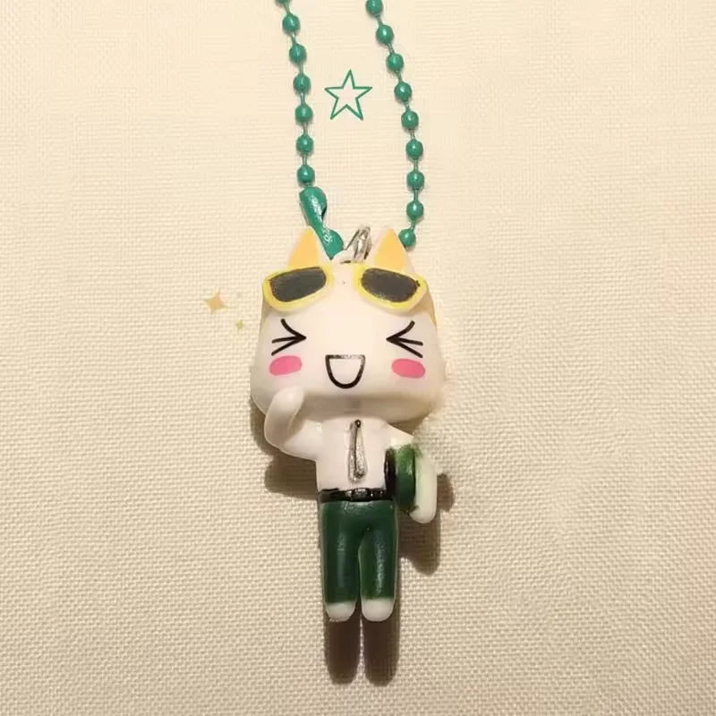 Toro inoue Schlüsselanhänger süß, handgefertigt, Anime, süß, ästhetischer Schlüsselanhänger |   Y2k |   Perlenkette schlichtes Design