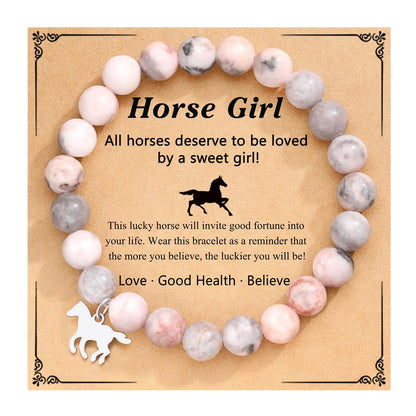Pferde-Charm-Armband für Mädchen – Liebevolles Geschenk