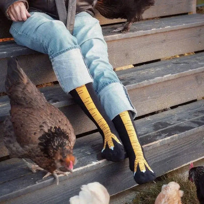 3D Huhn Kniestrümpfe