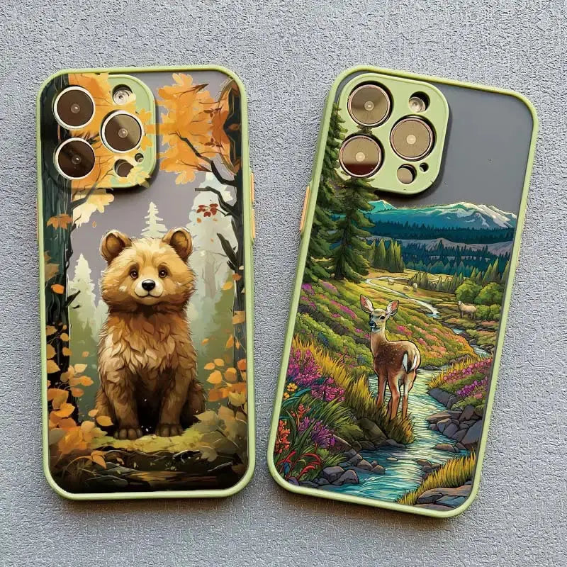 Matte Tier Handyhülle für iPhone Petoria