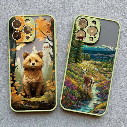 Matte Tier Handyhülle für iPhone Petoria