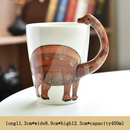 Dinosaurier Keramiktasse Kreativer Kaffeebecher