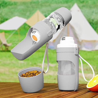 Portable Dog Cat Water Bottle with Storage Food and Water Container for Puppy Pets dogs Feeder Bowl Outdoor Travel Pet supplies Petoria Store