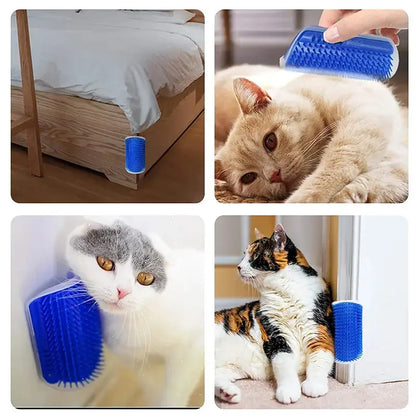 Selbstklebende Eck-Massagebürste für Katzen Petoria