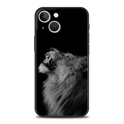 Löwen Handyhülle für iPhone mit Robustem Schutz
