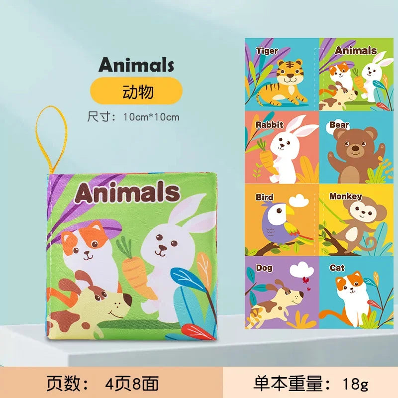 Weiches Fühlbuch Lernspielzeug für Kinder