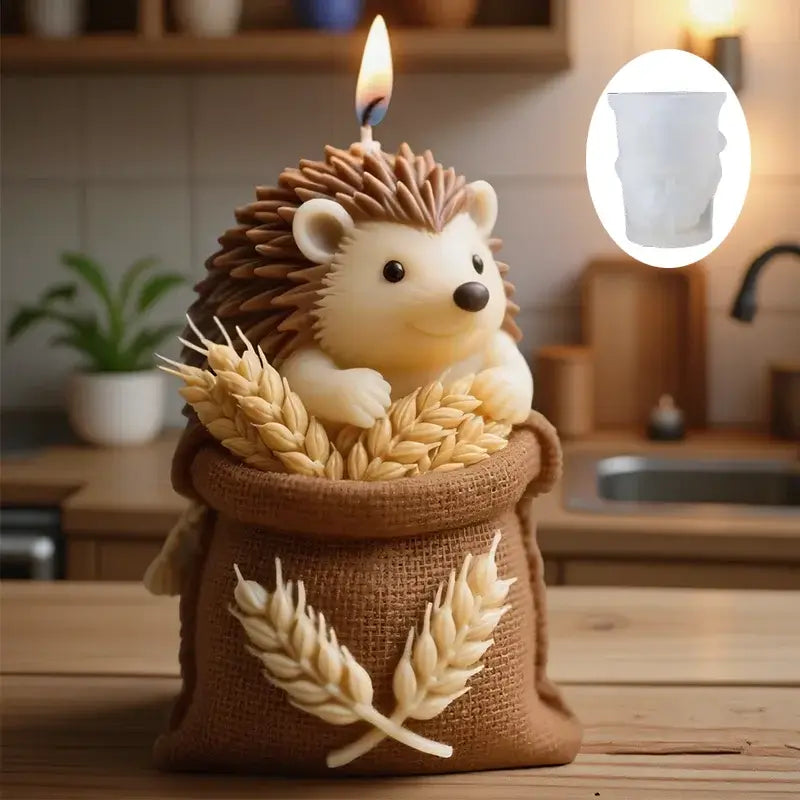 🦔 Petoria™ Igel Silikonform für Duftkerzen
