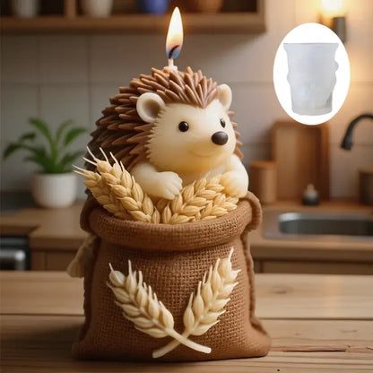 🦔 Petoria™ Igel Silikonform für Duftkerzen