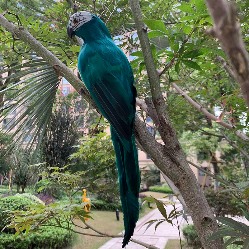 25/35cm Simulation Parrot Garden Decoration Creative Lawn Figurine Ornament Animal Bird Outdoor Garden Party Prop Decoration Petoria Store