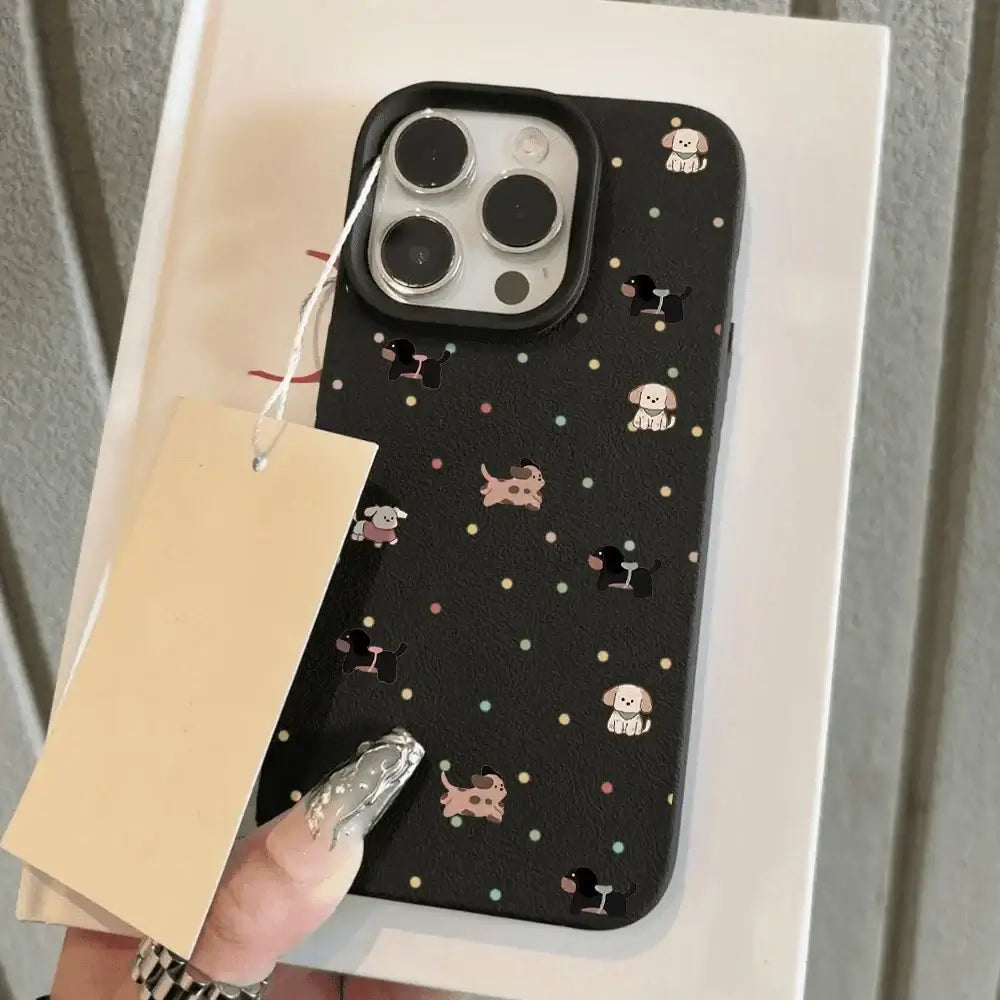 Polka Dot Tier Handyhülle für iPhone