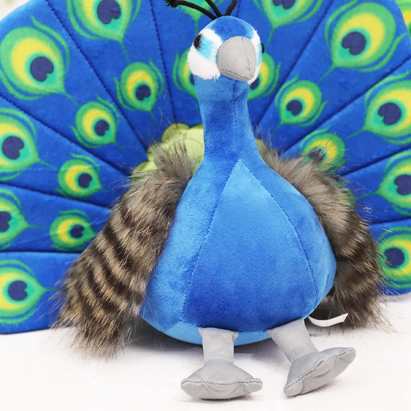 1pc 23CM Nette Simulation Pfauen Plüsch Spielzeug Kawaii Puppe Gefüllte Weiche Kreative Tier Peahen Spielzeug Schöne Hause Geburtstag decor Geschenk