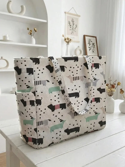 👜 Petoria™ Tier Canvas Shopper