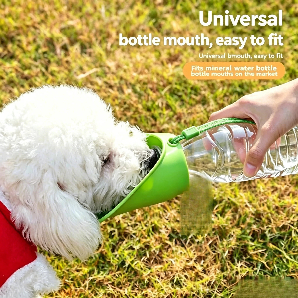 Dog water bottle, portable pet water dispenser, leak-proof design, suitable for outdoor walks, hikes, and travel Petoria Store