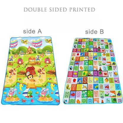 Doppelseitige Tier-Spielmatte für Babys