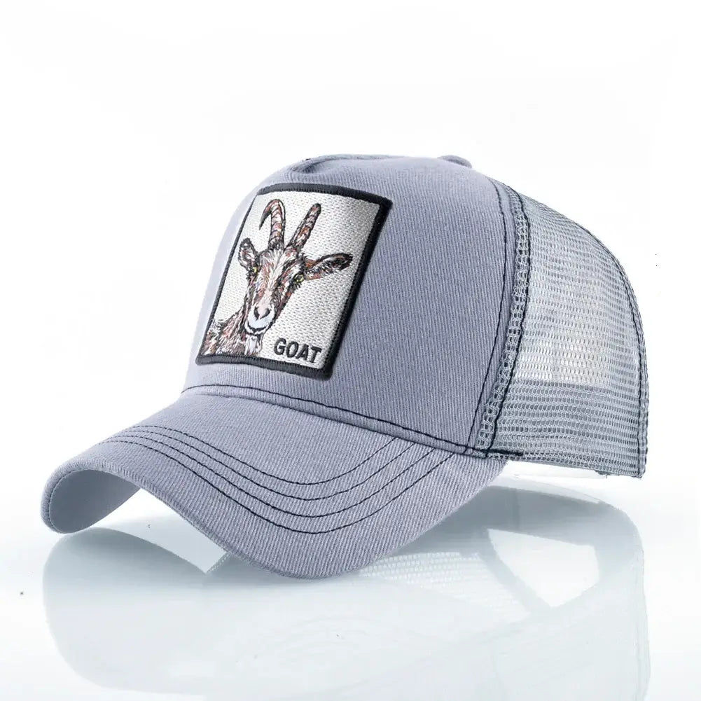 Trucker Baseballkappe mit Tier-Patch