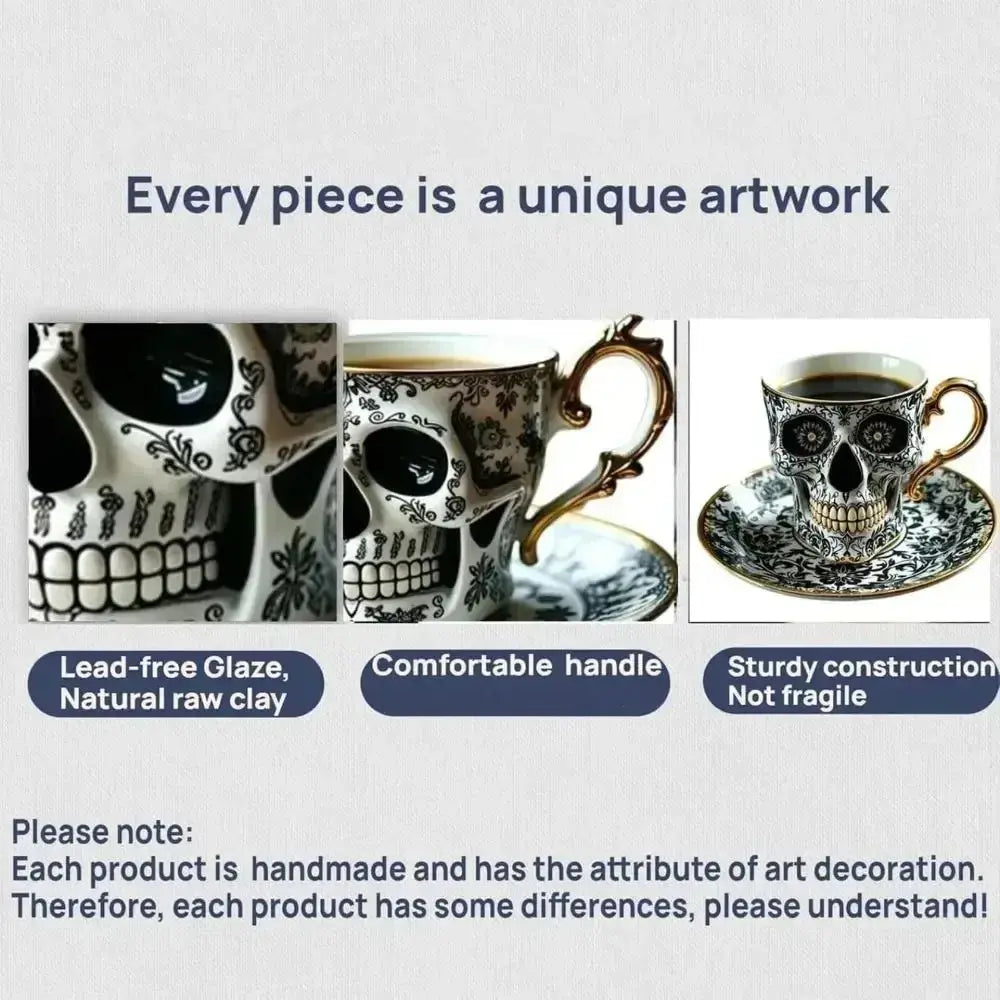 Totenkopf Kaffeetasse Petoria