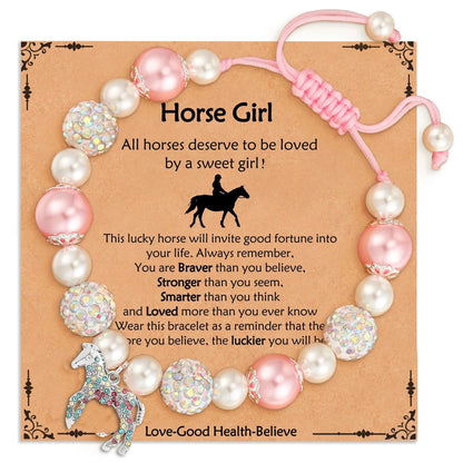 Pferde-Charm-Armband für Mädchen – Liebevolles Geschenk